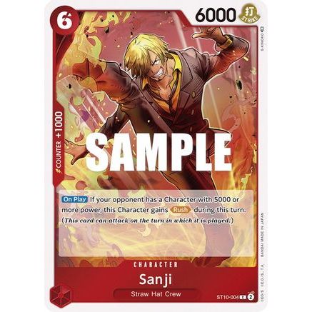 Sanji (ST10-004) - Ultra Deck: The Three Captains Foil