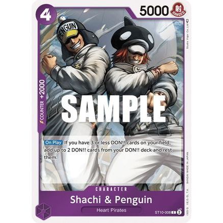 Shachi & Penguin (ST10-008) - Ultra Deck: The Three Captains Foil