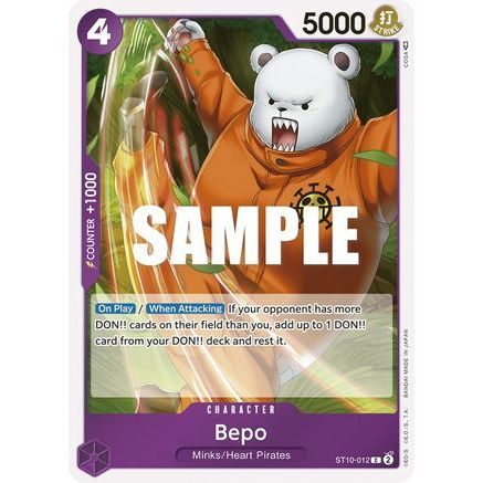 Bepo (ST10-012) - Ultra Deck: The Three Captains Foil