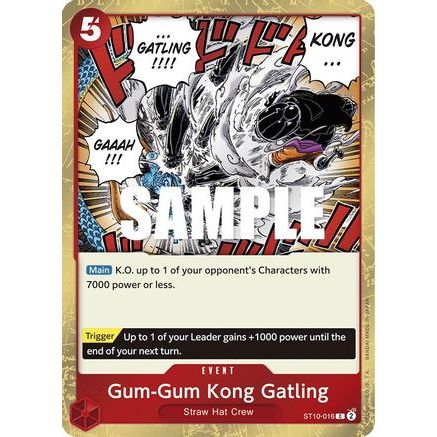 Gum-Gum Kong Gatling (ST10-016) - Ultra Deck: The Three Captains Foil