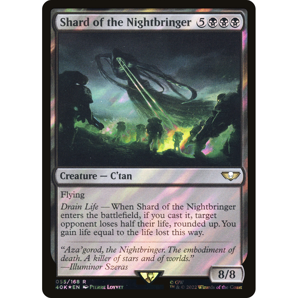 Shard of the Nightbringer (40K-055) - Warhammer 40,000 Commander Foil