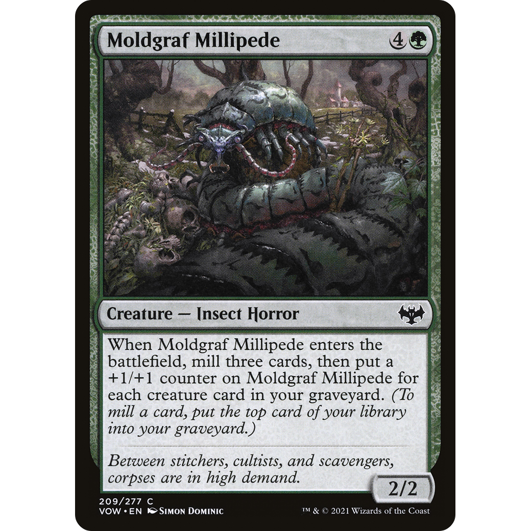 Moldgraf Millipede (VOW-209) - Innistrad: Crimson Vow Foil