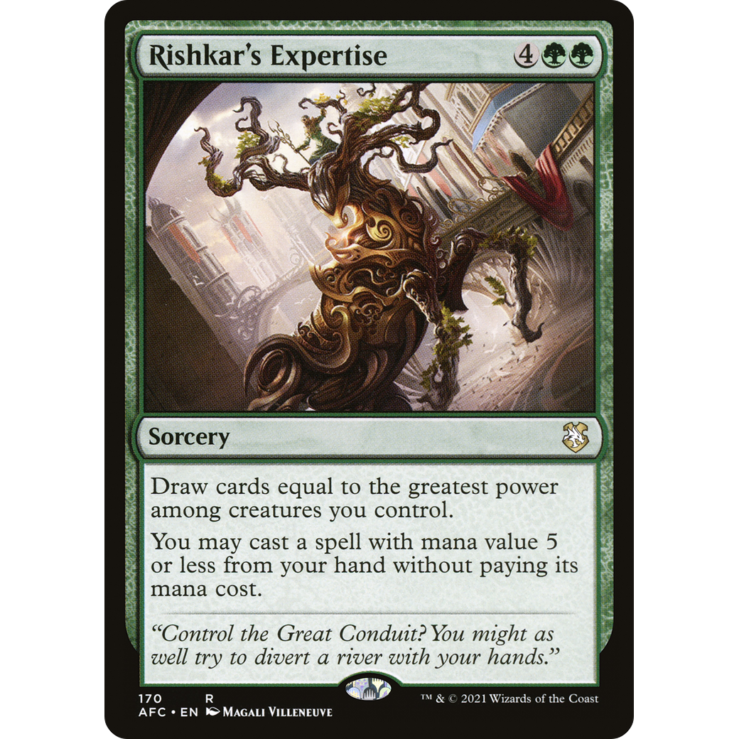 Rishkar's Expertise (AFC-170) - Forgotten Realms Commander