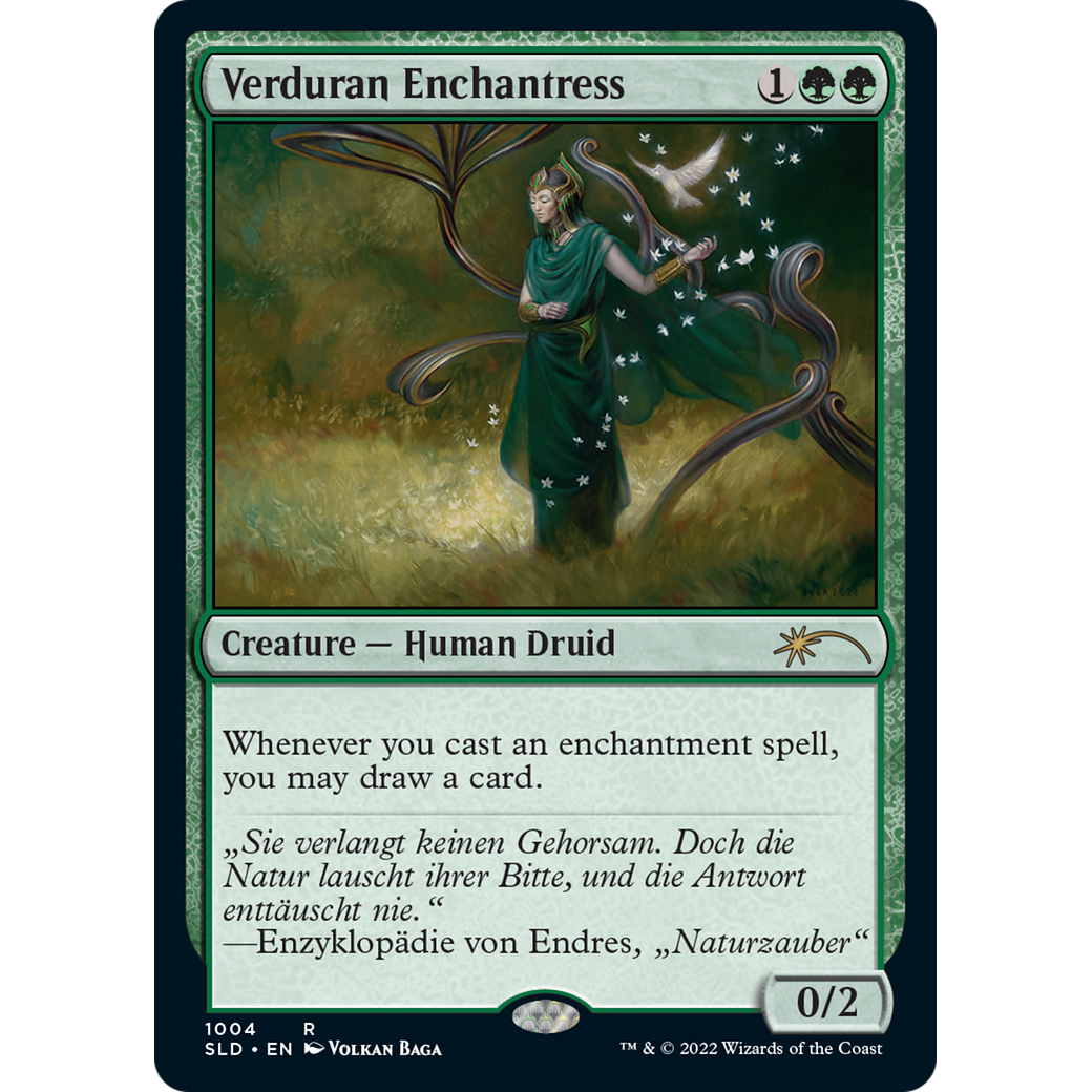 Verduran Enchantress (SLD-1004) - Secret Lair Drop Foil