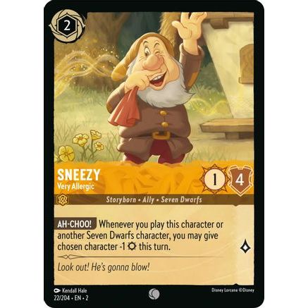Sneezy - Very Allergic (22/204) - Rise of the Floodborn