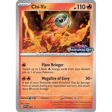 Chi-Yu - 057 (Prerelease) 57 - SV Scarlet & Violet Promo Cards Holofoil