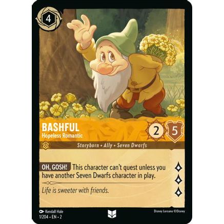 Bashful - Hopeless Romantic (1/204) - Rise of the Floodborn Cold Foil