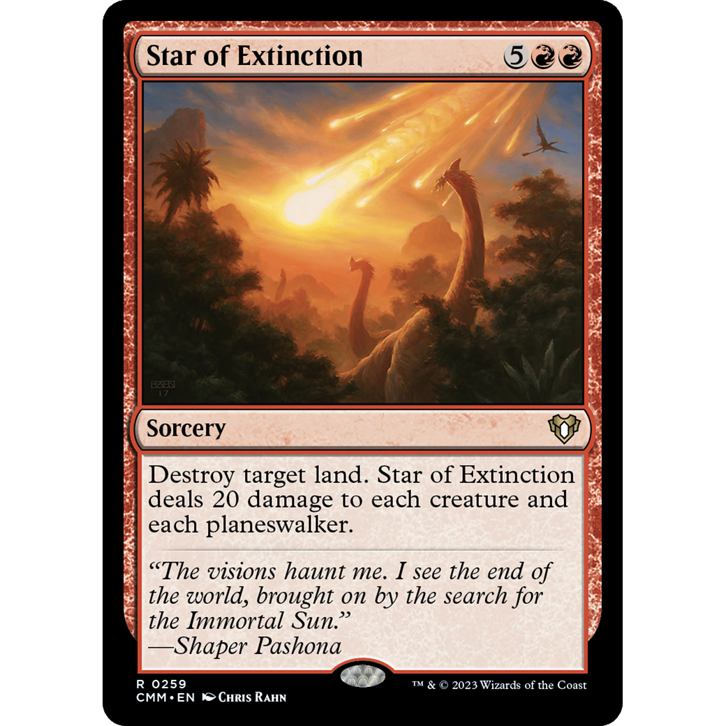 Star of Extinction (CMM-259) - Commander Masters