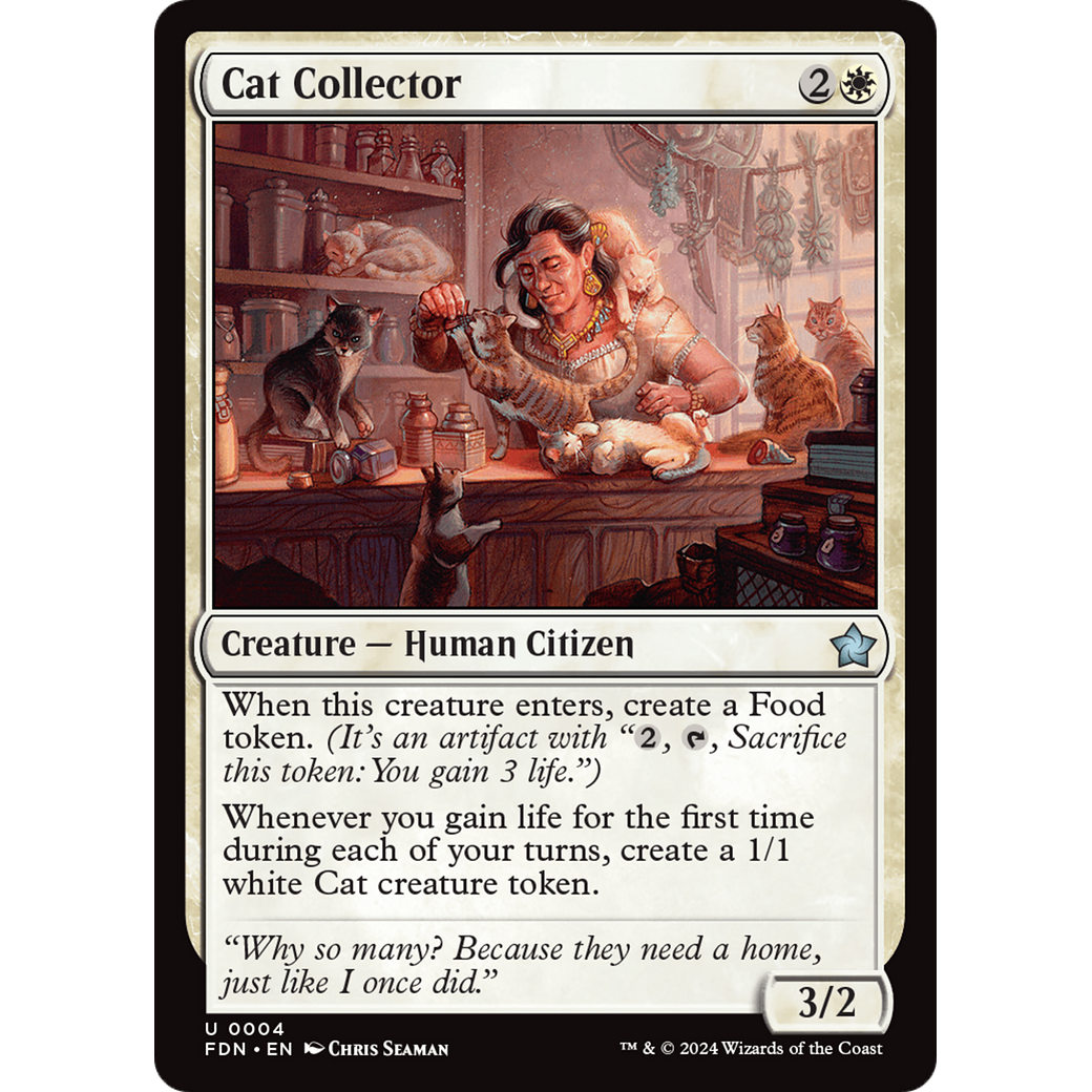 Cat Collector (FDN-004) - Foundations Foil