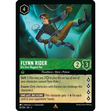 Flynn Rider - His Own Biggest Fan (82/204) - Rise of the Floodborn Cold Foil
