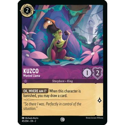 Kuzco - Wanted Llama (45/204) - Rise of the Floodborn