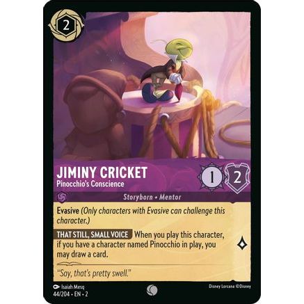 Jiminy Cricket - Pinocchio's Conscience (44/204) - Rise of the Floodborn Cold Foil