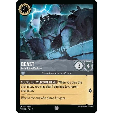Beast - Forbidding Recluse (171/204) - Rise of the Floodborn Cold Foil