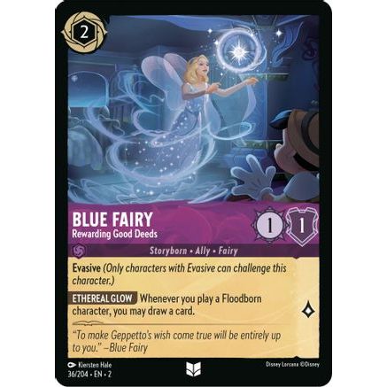 Blue Fairy - Rewarding Good Deeds (36/204) - Rise of the Floodborn Cold Foil