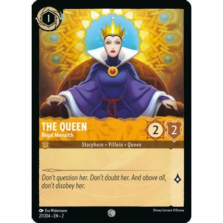 The Queen - Regal Monarch (27/204) - Rise of the Floodborn Cold Foil