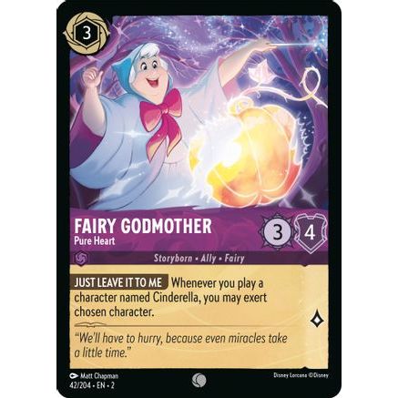 Fairy Godmother - Pure Heart (42/204) - Rise of the Floodborn Cold Foil
