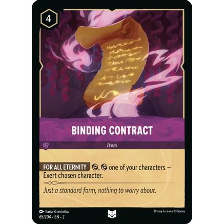 Binding Contract (65/204) - Rise of the Floodborn Cold Foil