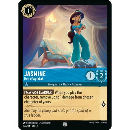 Jasmine - Heir of Agrabah (151/204) - Rise of the Floodborn Cold Foil