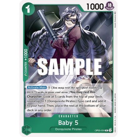 Baby 5 (034) (OP05-034) - Awakening of the New Era Foil