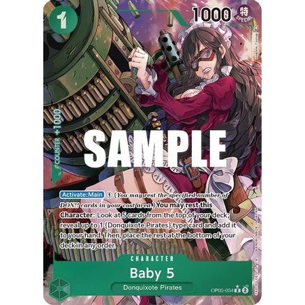 Baby 5 (034) (Alternate Art) (OP05-034) - Awakening of the New Era Foil