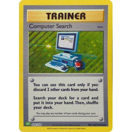 Computer Search (CLV) 20 - Trading Card Game Classic Holofoil