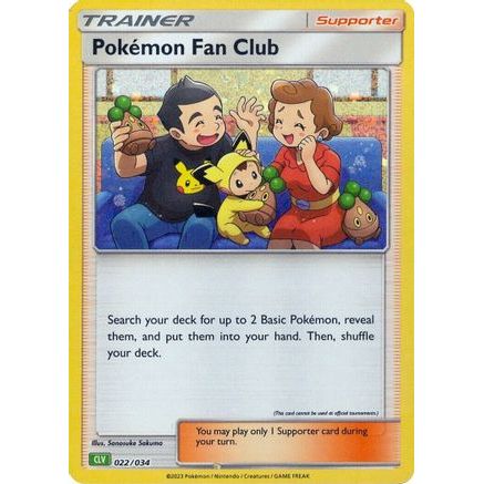 Pokemon Fan Club (CLV) 22 - Trading Card Game Classic Holofoil