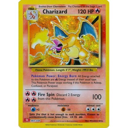 Charizard 3 - Trading Card Game Classic Holofoil