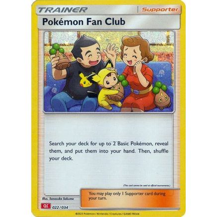 Pokemon Fan Club (CLC) 22 - Trading Card Game Classic Holofoil