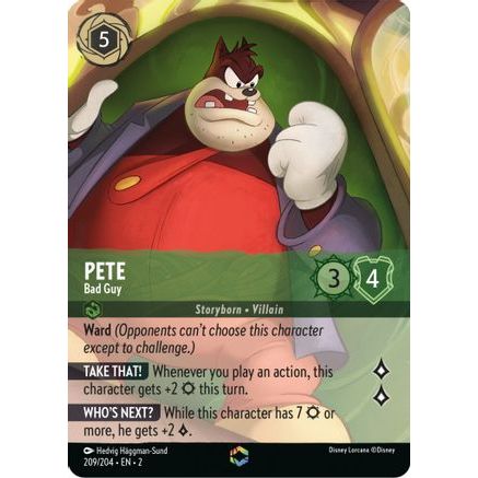 Pete - Bad Guy (Enchanted) (209/204) - Rise of the Floodborn Holofoil