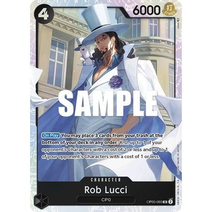 Rob Lucci (093) (OP05-093) - Awakening of the New Era Foil