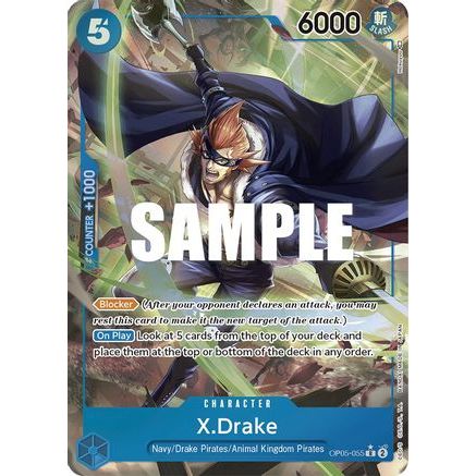 X.Drake (Alternate Art) (OP05-055) - Awakening of the New Era Foil