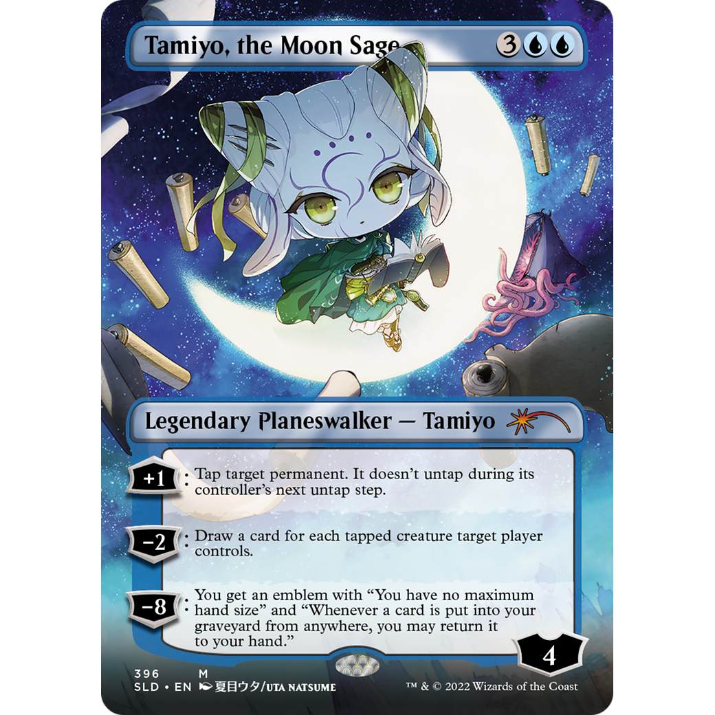 Tamiyo, the Moon Sage (SLD-396) - Secret Lair Drop (Borderless)