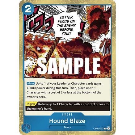 Hound Blaze (OP05-057) - Awakening of the New Era Foil