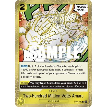Two-Hundred Million Volts Amaru (OP05-115) - Awakening of the New Era Foil