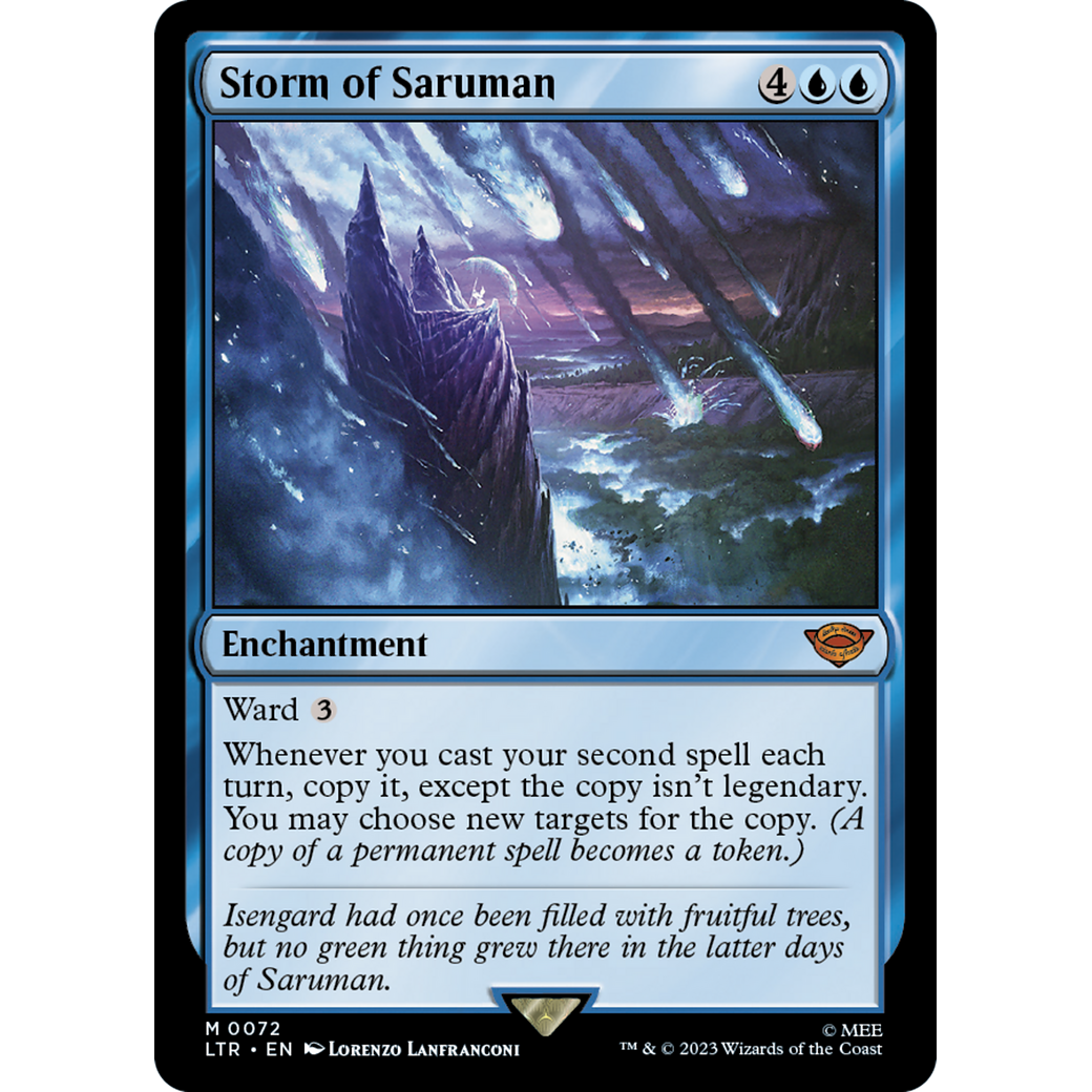 Storm of Saruman (LTR-072) - The Lord of the Rings: Tales of Middle-earth Foil