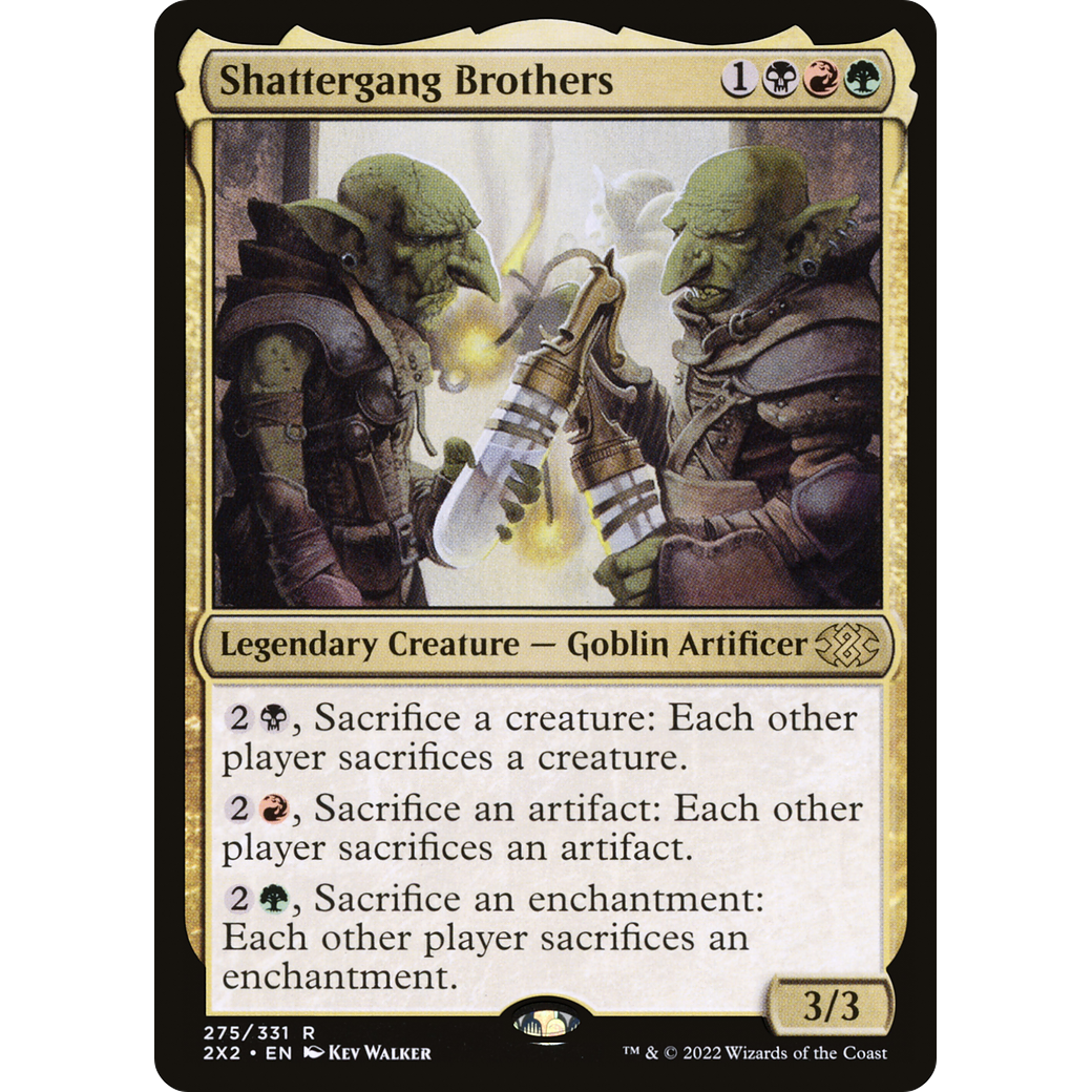 Shattergang Brothers (2X2-275) - Double Masters 2022 Foil