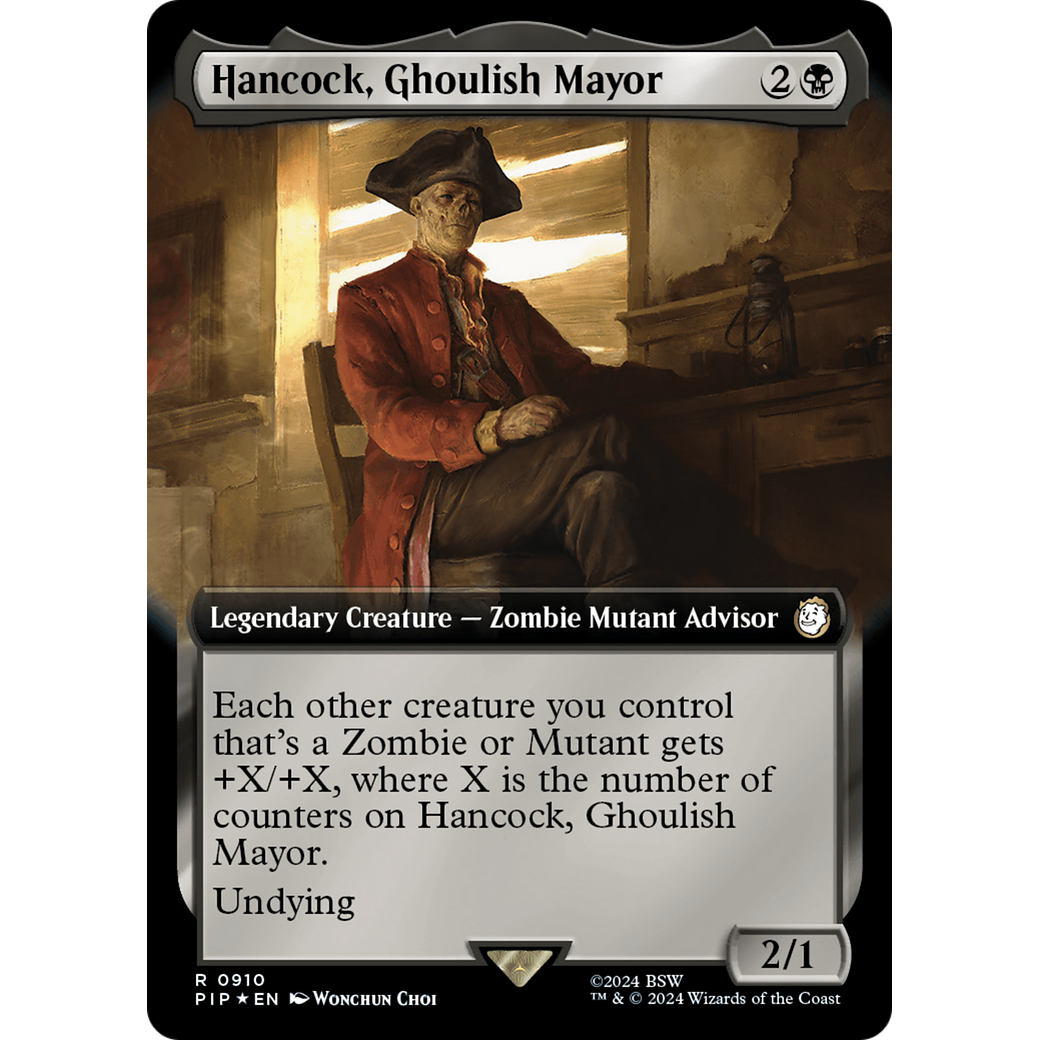 Hancock, Ghoulish Mayor (PIP-910) - Fallout: (Extended Art) Foil