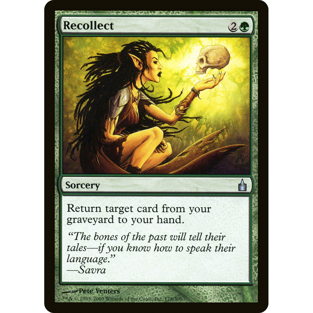 Recollect (RAV-178) - Ravnica: City of Guilds Foil
