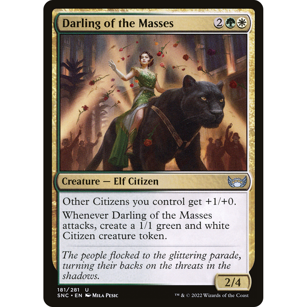 Darling of the Masses (SNC-181) - Streets of New Capenna Foil