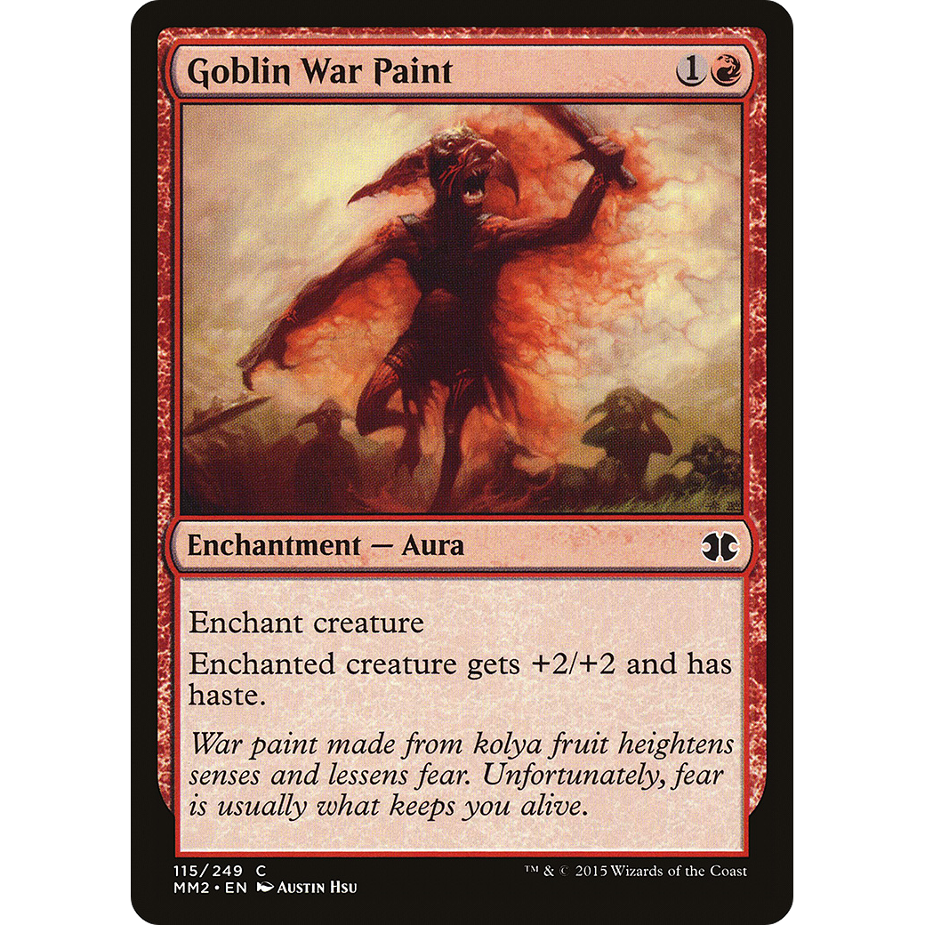 Goblin War Paint (MM2-115) - Modern Masters 2015