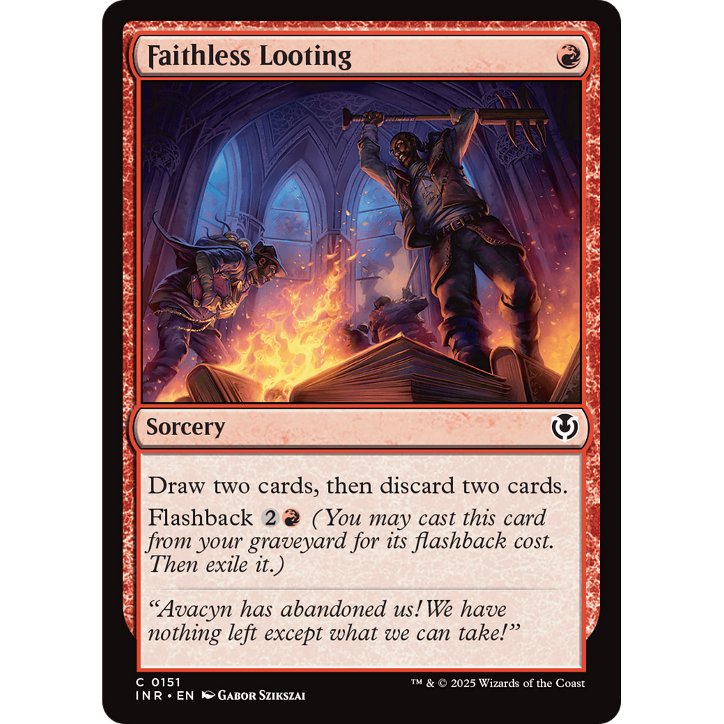 Faithless Looting (INR-151) - Innistrad Remastered Foil