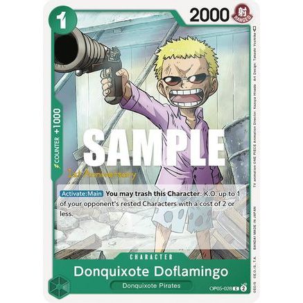 Donquixote Doflamingo (028) (OP05-028) - Awakening of the New Era: 1st Anniversary Tournament Cards