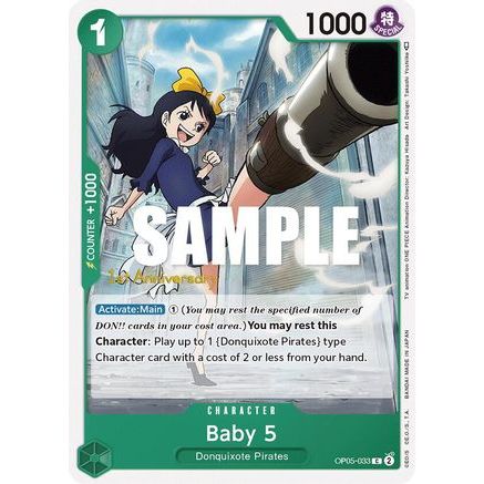Baby 5 (033) (OP05-033) - Awakening of the New Era: 1st Anniversary Tournament Cards