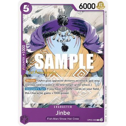 Jinbe (OP05-066) - Awakening of the New Era: 1st Anniversary Tournament Cards