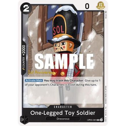 One-Legged Toy Soldier (OP05-081) - Awakening of the New Era: 1st Anniversary Tournament Cards