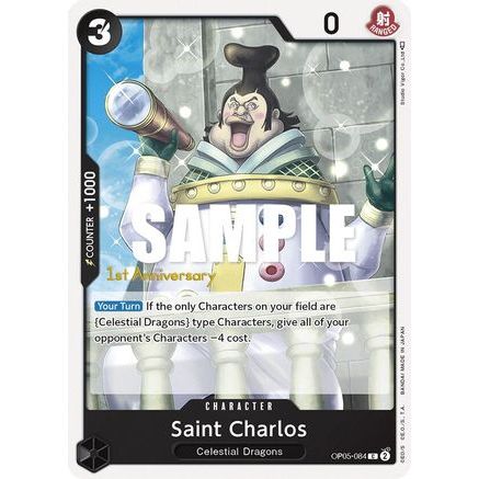 Saint Charlos (OP05-084) - Awakening of the New Era: 1st Anniversary Tournament Cards