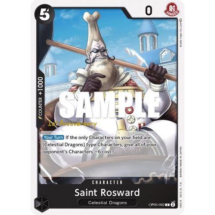 Saint Rosward (OP05-092) - Awakening of the New Era: 1st Anniversary Tournament Cards