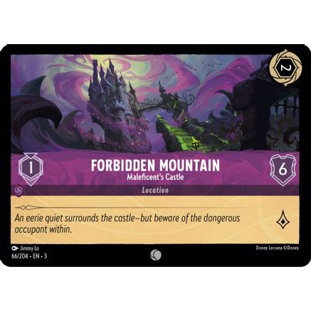 Forbidden Mountain - Maleficent's Castle (66/204) - Into the Inklands Cold Foil