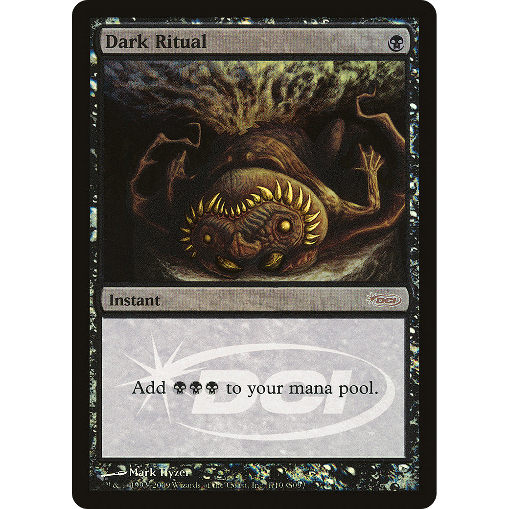 Dark Ritual (JDG-001) - Judge Gift Cards 2009 Foil