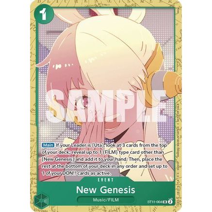 New Genesis (Starter Deck 11: Uta Deck Battle) (ST11-004) - One Piece Promotion Cards